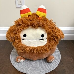 Squishmallow Benny the Bigfoot with Candy Corn Headband 2022
